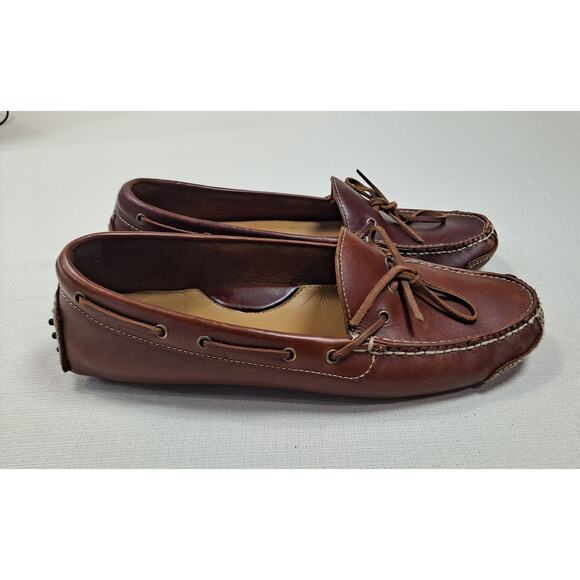 Cole Haan Men's 10.5D Gunnison Driving Loafer Brown Leather Slip-On - Picture 2 of 9